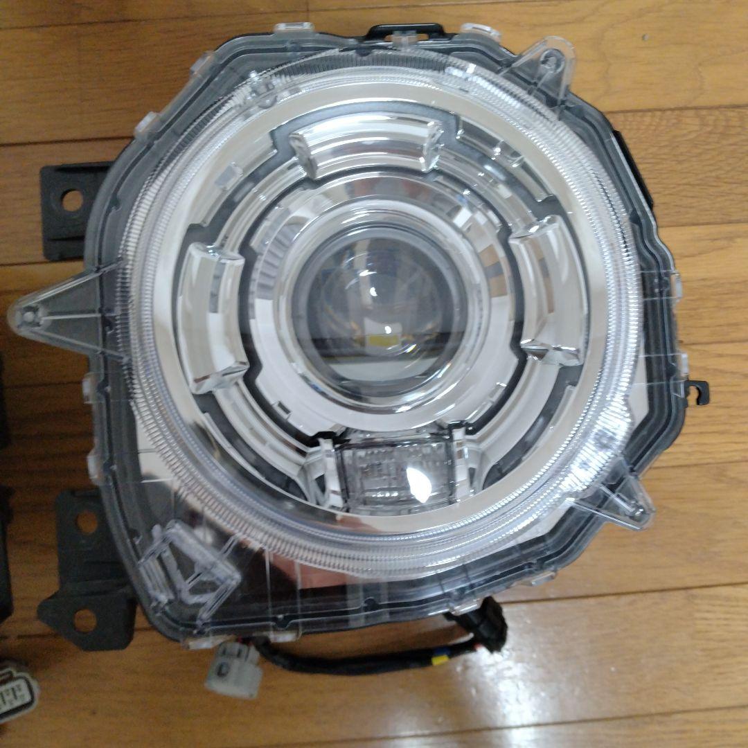 朝倉iジムニー JB64 純正 LED ヘッドライト 　変換ハーネス付き