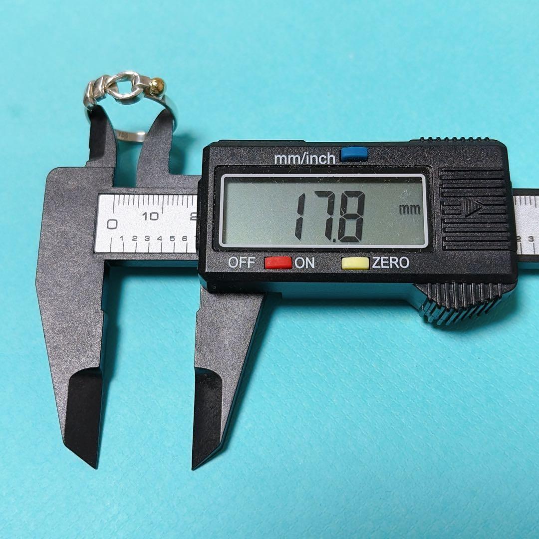 【美品】15号 Tiffanyティファニー ラブノット リング 925/750