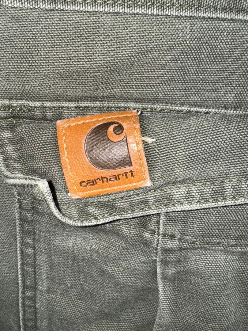 図*夢様 Carhartt B112 カーハート カーキ ダックカーゴカーペンタ