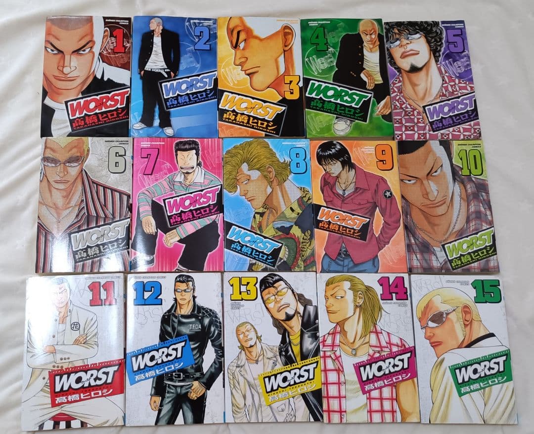 クローズworstキューピー春道リンダエグザムライジャンクランク他　高橋ヒロシ