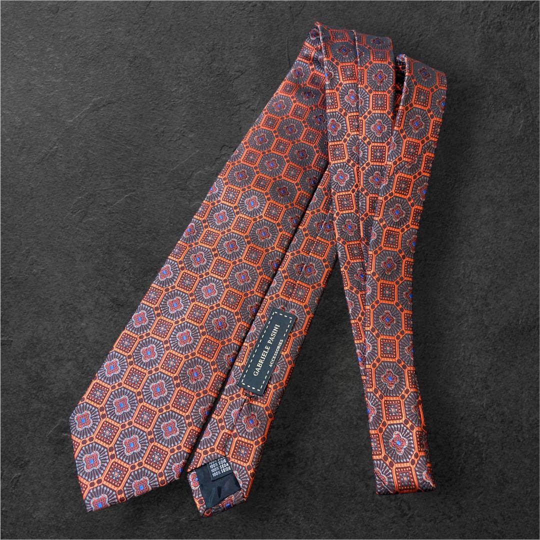 【極美品】GABRIELE PASINI シルクネクタイ 定価¥20,000