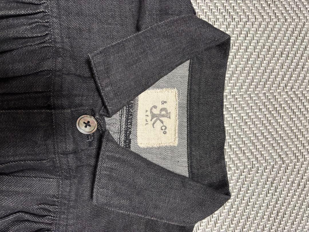最終値下げ！ kapital 8ozブラックデニム ジプシーブラウス
