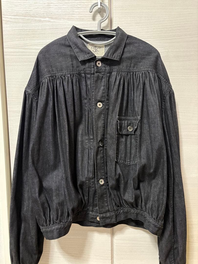 最終値下げ！ kapital 8ozブラックデニム ジプシーブラウス