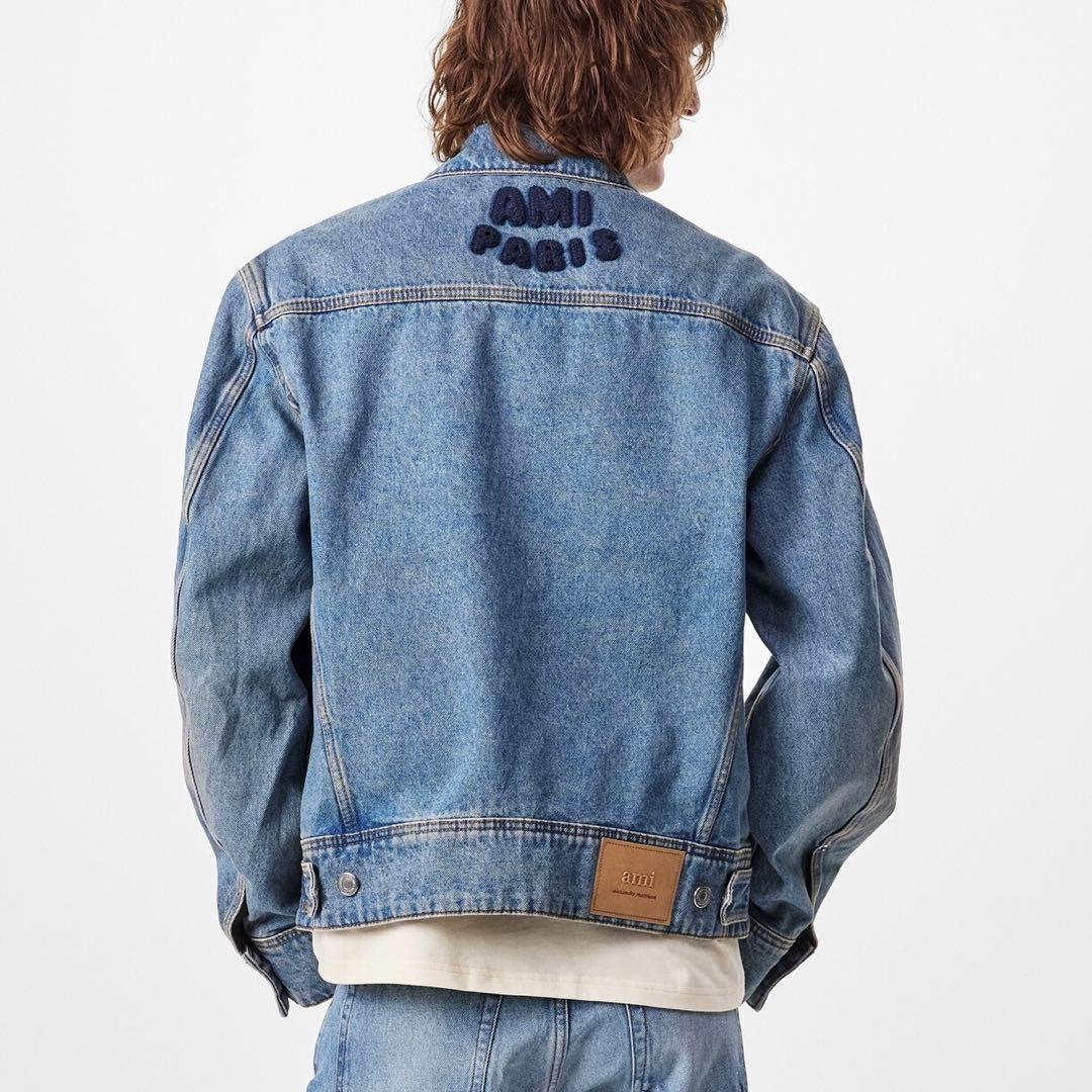 AMI PARIS デニムジャケット アミパリス トラッカージャケット
