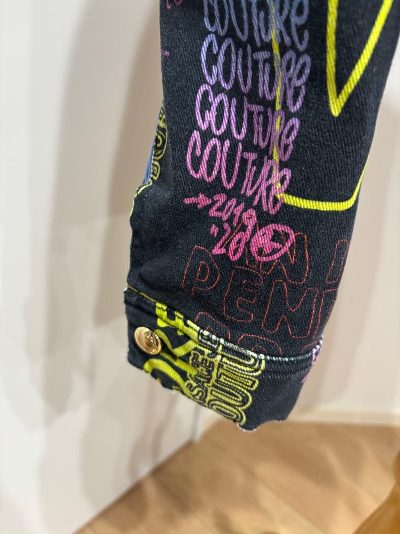 VERSACE jeans couture デニムジャケット 中綿