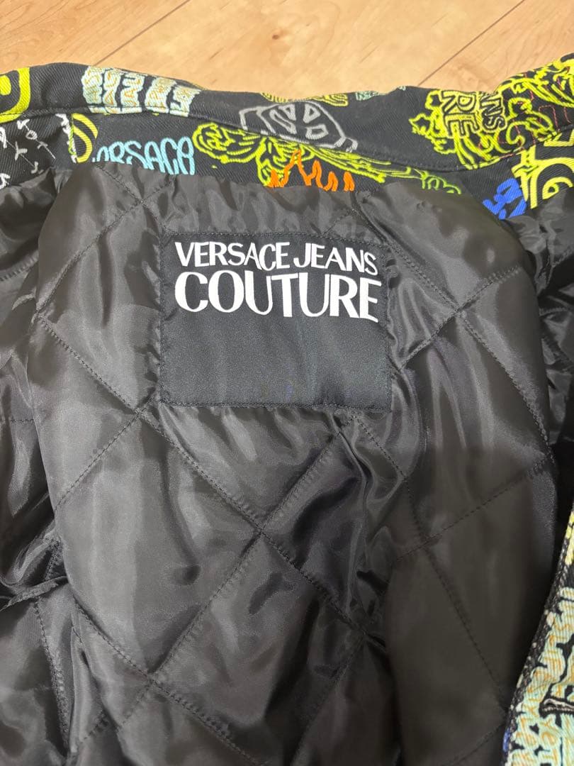 VERSACE jeans couture デニムジャケット 中綿