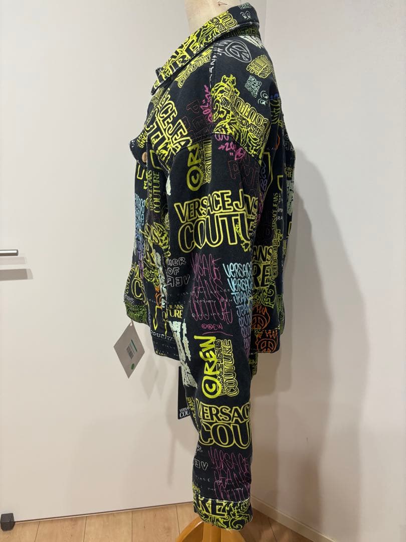 VERSACE jeans couture デニムジャケット 中綿