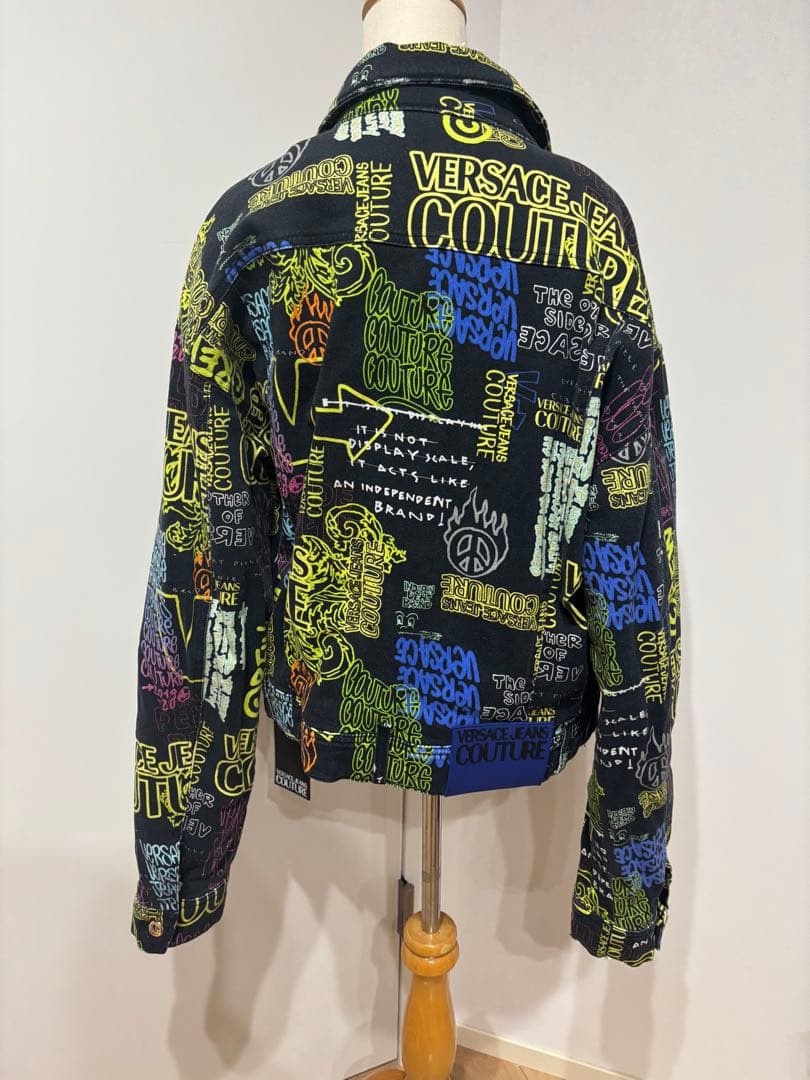 VERSACE jeans couture デニムジャケット 中綿