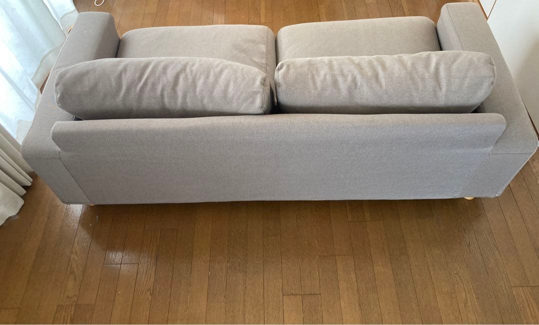 送料込み 無印良品 ソファ 2.5シーター ベージュ グレー