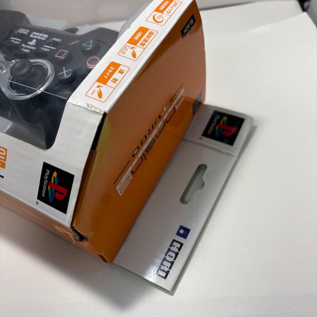 未使用品　PS2 アナログ振動パッド2 TURBO/ブラック　ターボ
