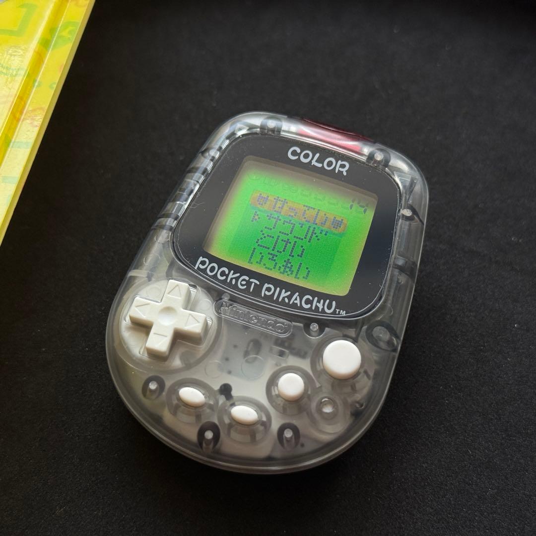 お得極美品！任天堂ポケットピカチュウ！カラー　金・銀といっしょ！動作確認済み