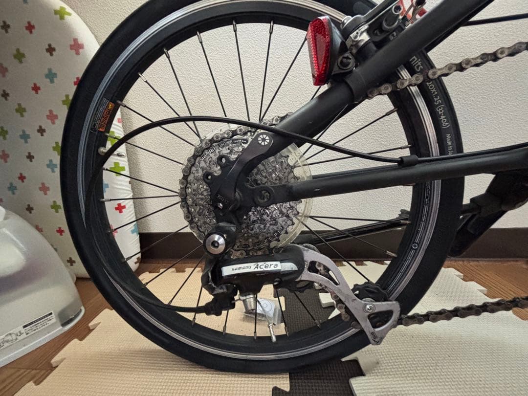 DAHON Speed P8 折りたたみ自転車 ブラック/ゴールド