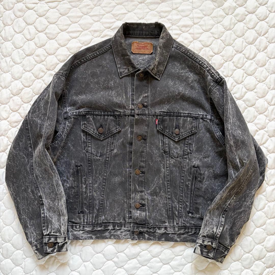 【希少】87年USA製 Levi’s 70507-0253 アシッドブラック L