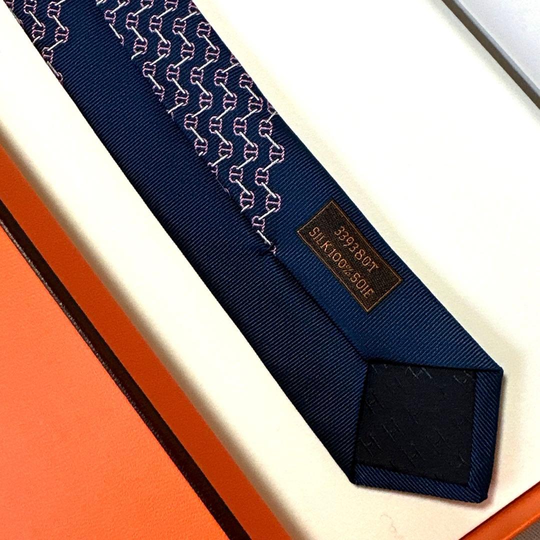 エルメス ネクタイ 《クラブ・デシェネ》新品 未使用