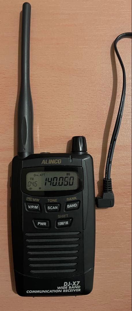 H*i様 ALINCO DJ-X7 薄型のワイドバンドレシーバー