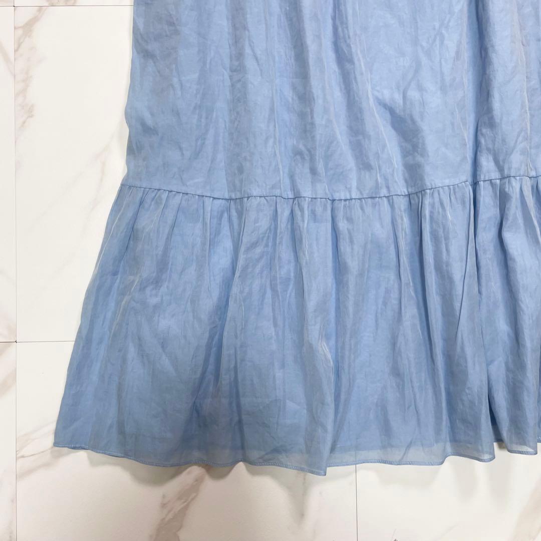 近年✨Max Mara マックスマーラ ロング ティアードワンピース シルク
