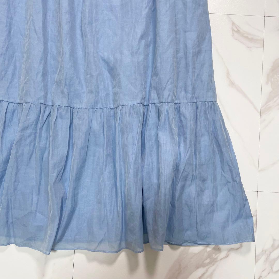 近年✨Max Mara マックスマーラ ロング ティアードワンピース シルク