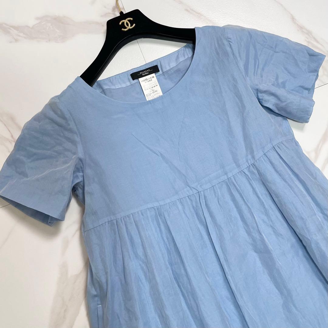 近年✨Max Mara マックスマーラ ロング ティアードワンピース シルク