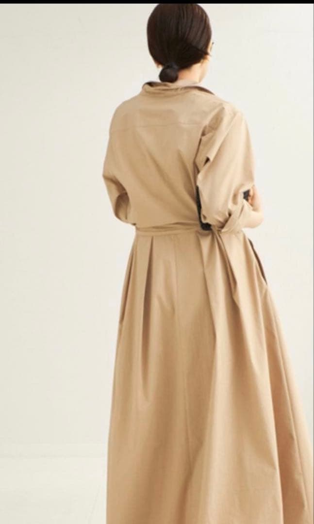plage Flared Shirt ドレス ベージュ
