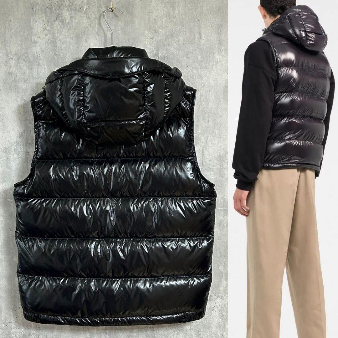 新品未使用タグ付き☆MONCLER BORMES ダウンベスト 6 黒色 3XL