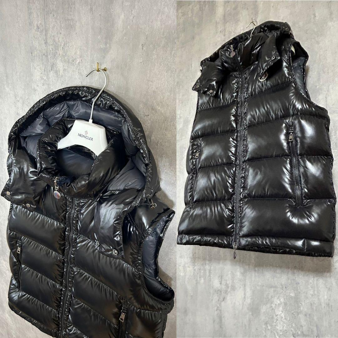 新品未使用タグ付き☆MONCLER BORMES ダウンベスト 6 黒色 3XL