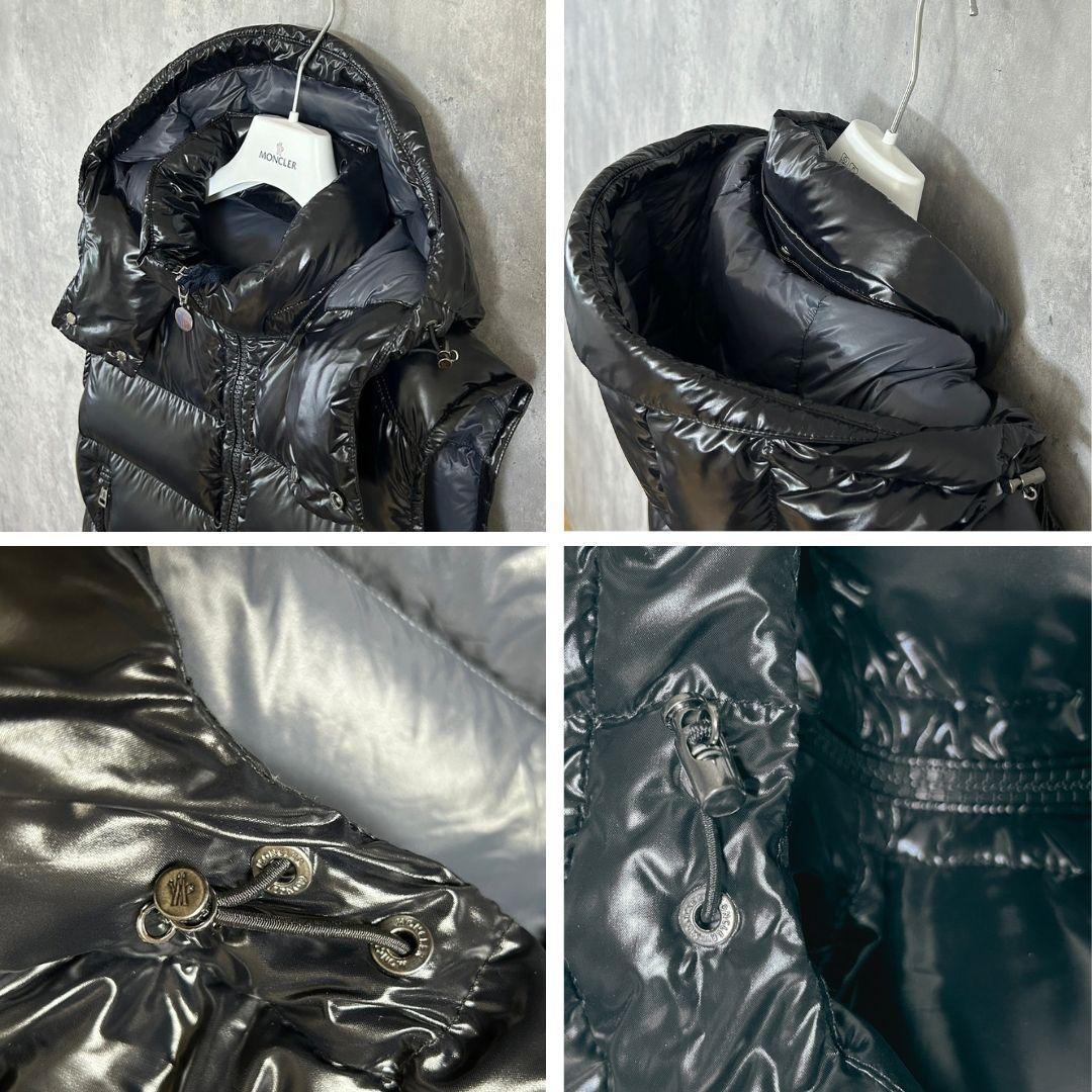 新品未使用タグ付き☆MONCLER BORMES ダウンベスト 6 黒色 3XL