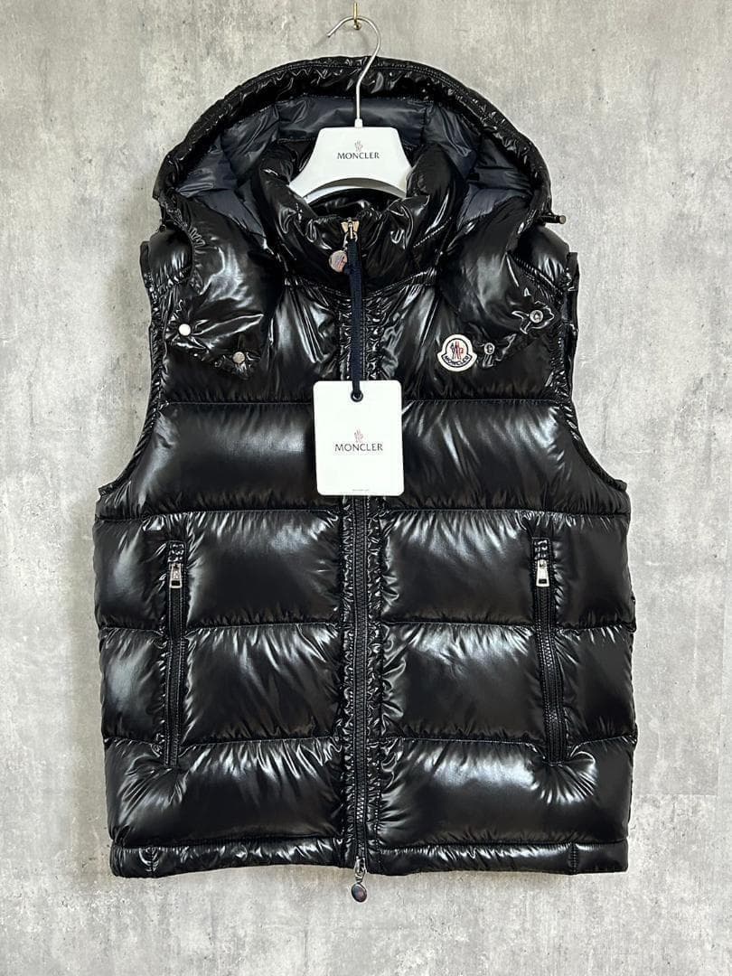 新品未使用タグ付き☆MONCLER BORMES ダウンベスト 6 黒色 3XL