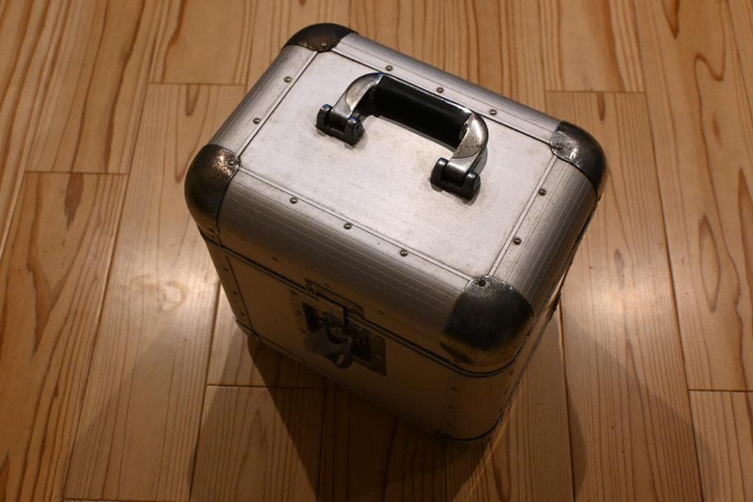 【中古】KC レコードケース LP版50枚収納 シルバー