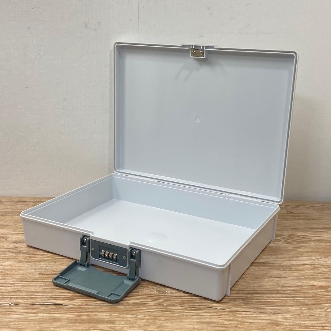 カール事務器 保管ボックスプラスチック製A4 ホワイトHBP-200-三点セット