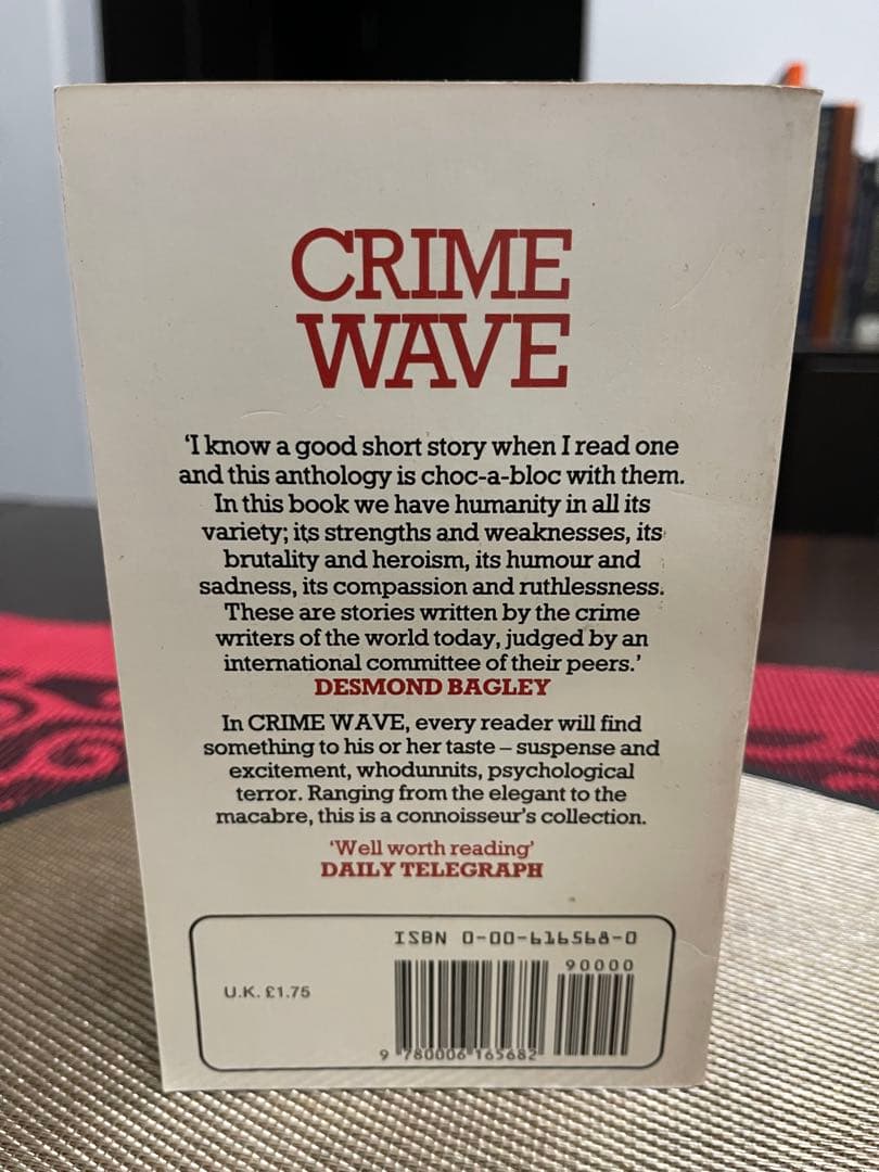洋書 CRIME WAVE by DESMOND BAGLEY