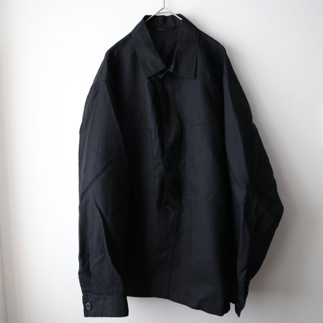 【新品】UNIQLO:C プレミアムリネンシャツジャケット L