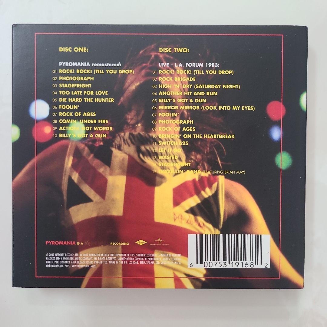 デフ・レパード２ＣＤ＆３ＣＤデラックス・エディション・セット