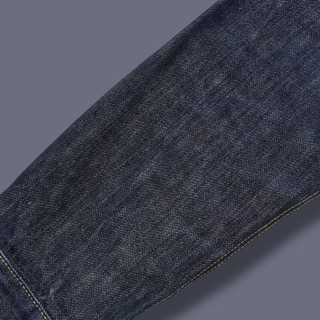 00s OLD GAP USA製素材 デニムジャケット　濃紺　3rdタイプ