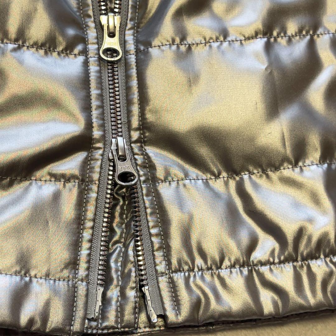 美品　近年モデル　マスターバニー　中綿　ワンピース　ロング　ベスト　シルバー