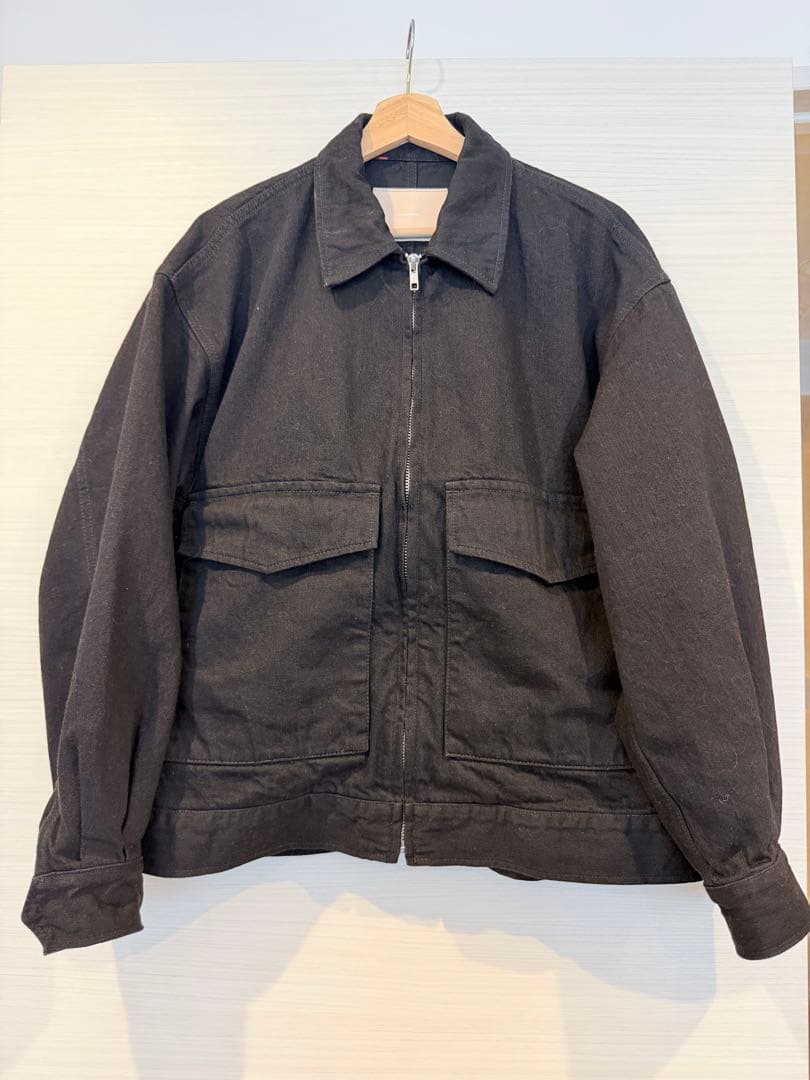 グラフペーパーSelvage Denim Zip Jacket 26s/s
