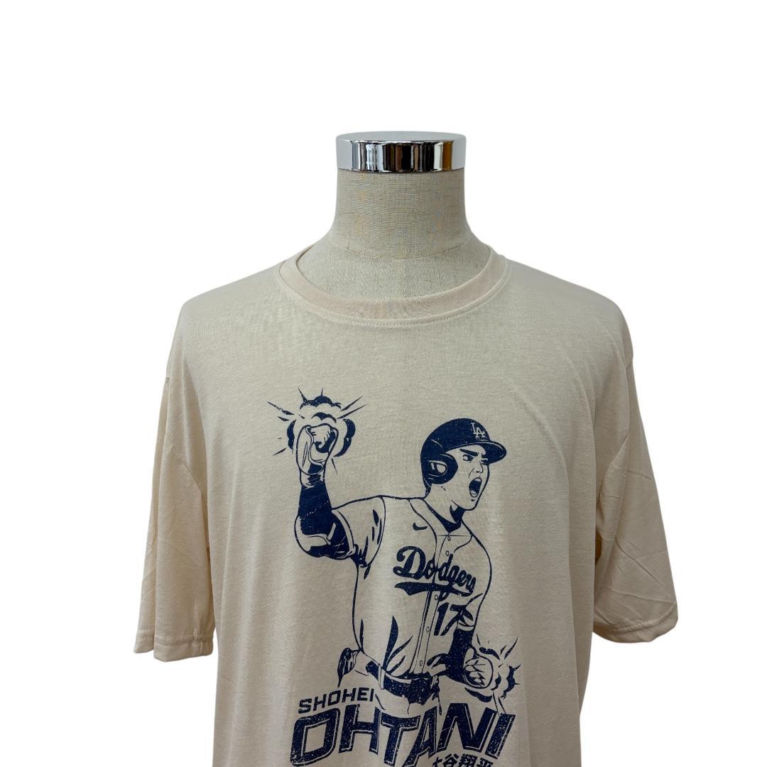 ★美品 Dodgers ドジャーズ 大谷翔平 プリントTシャツ XL 半袖