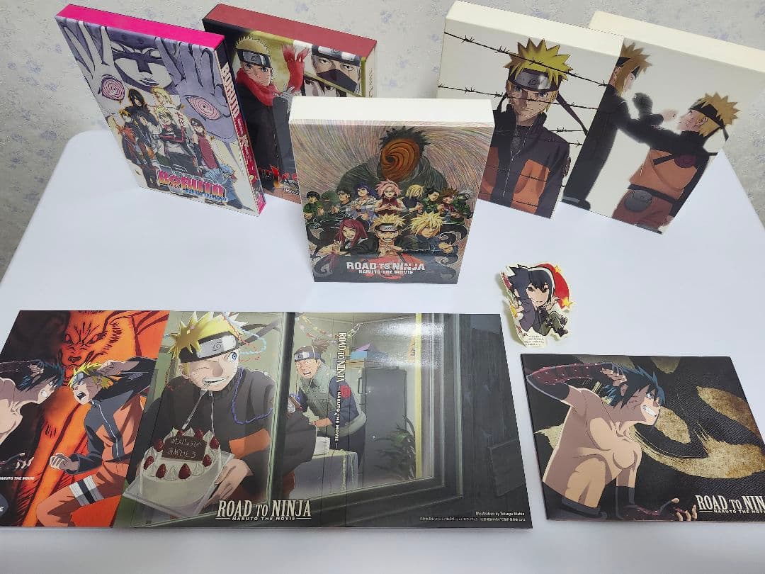 NARUTO DVD BOX セット & 劇場版入場特典(DVDや漫画)3点など