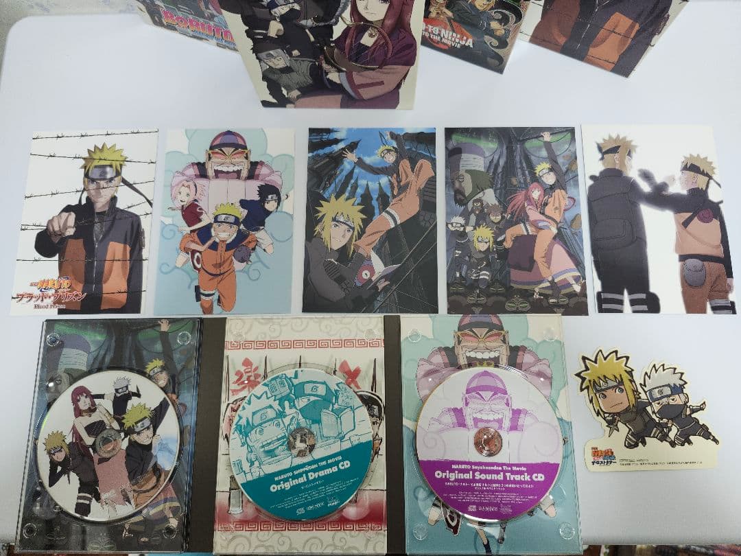 NARUTO DVD BOX セット & 劇場版入場特典(DVDや漫画)3点など