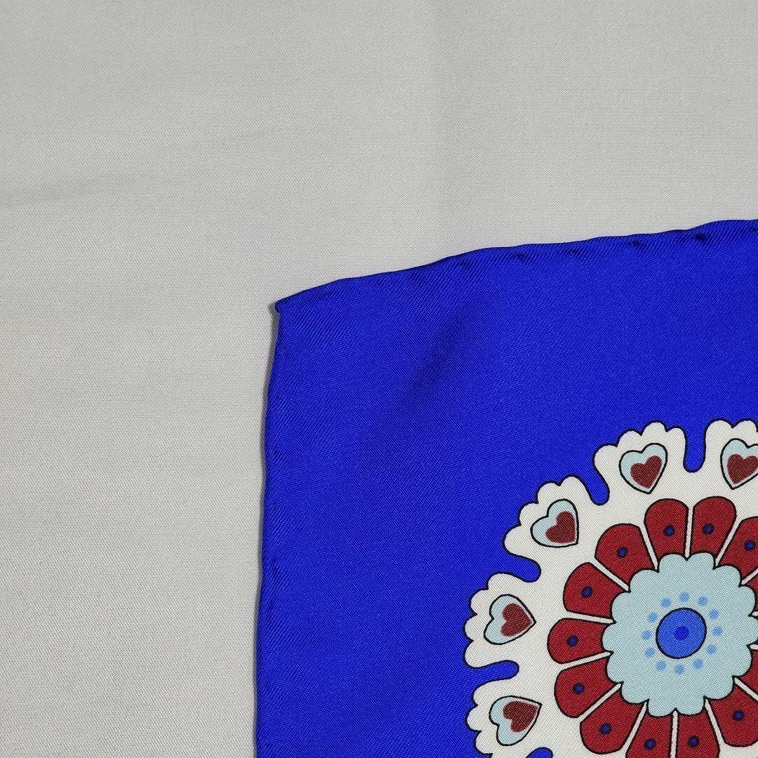 希少・極美品 E.MARINELLA マリネッラ スカーフ 大判 花 アラベスク