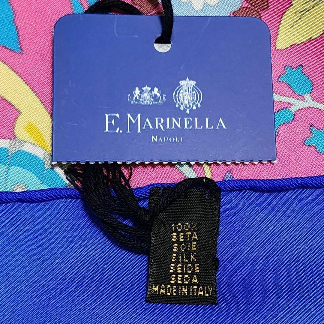 希少・極美品 E.MARINELLA マリネッラ スカーフ 大判 花 アラベスク