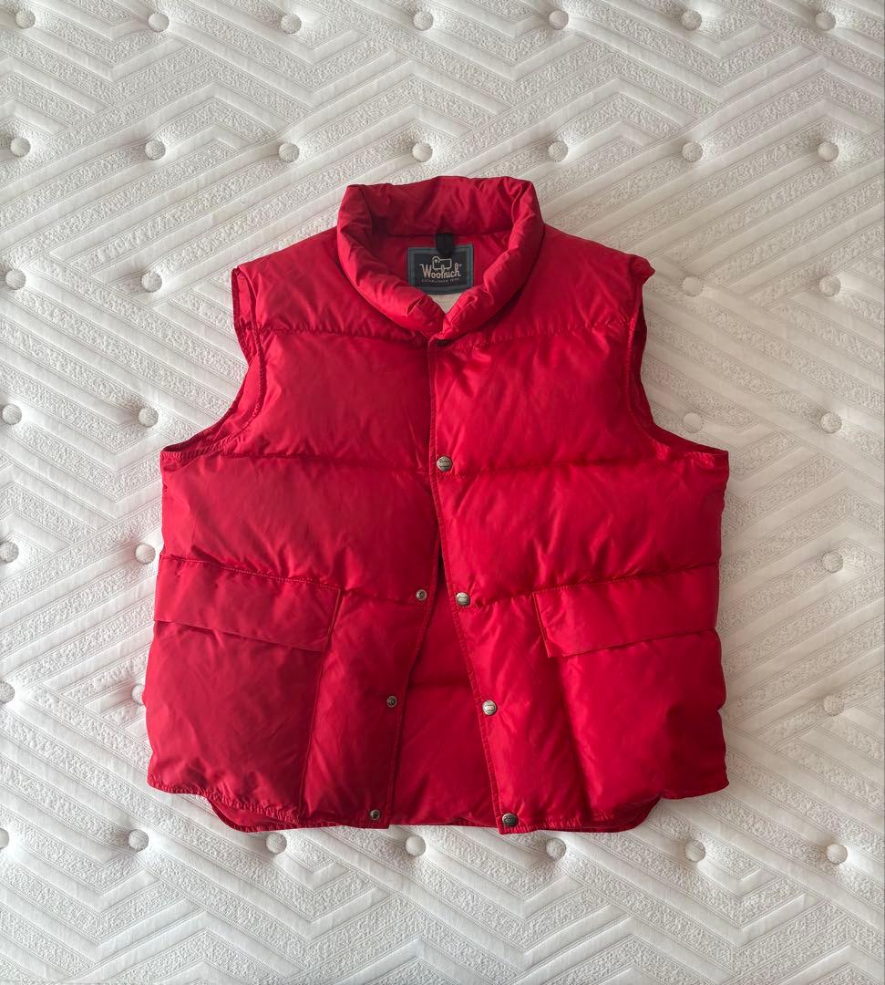 美品！70's 80's Woolrich ダウンベストM vintage
