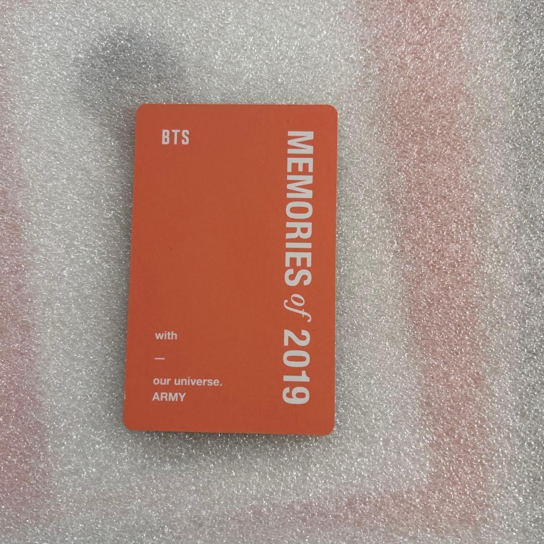 トレカ付きBTS MEMORIES of 2019 DVD セット