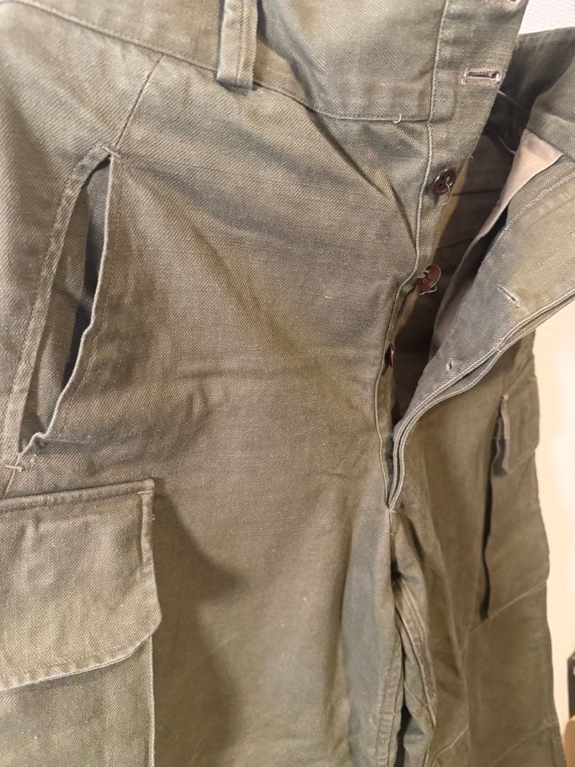M47 前期 サイズ13 ビンテージミリタリーパンツ フランス軍