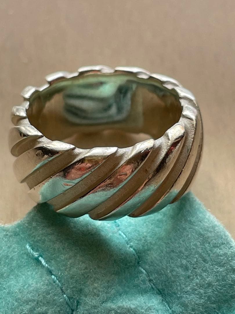 TIFFANY ツイスト リング スパイラル約10号 1995コレクション