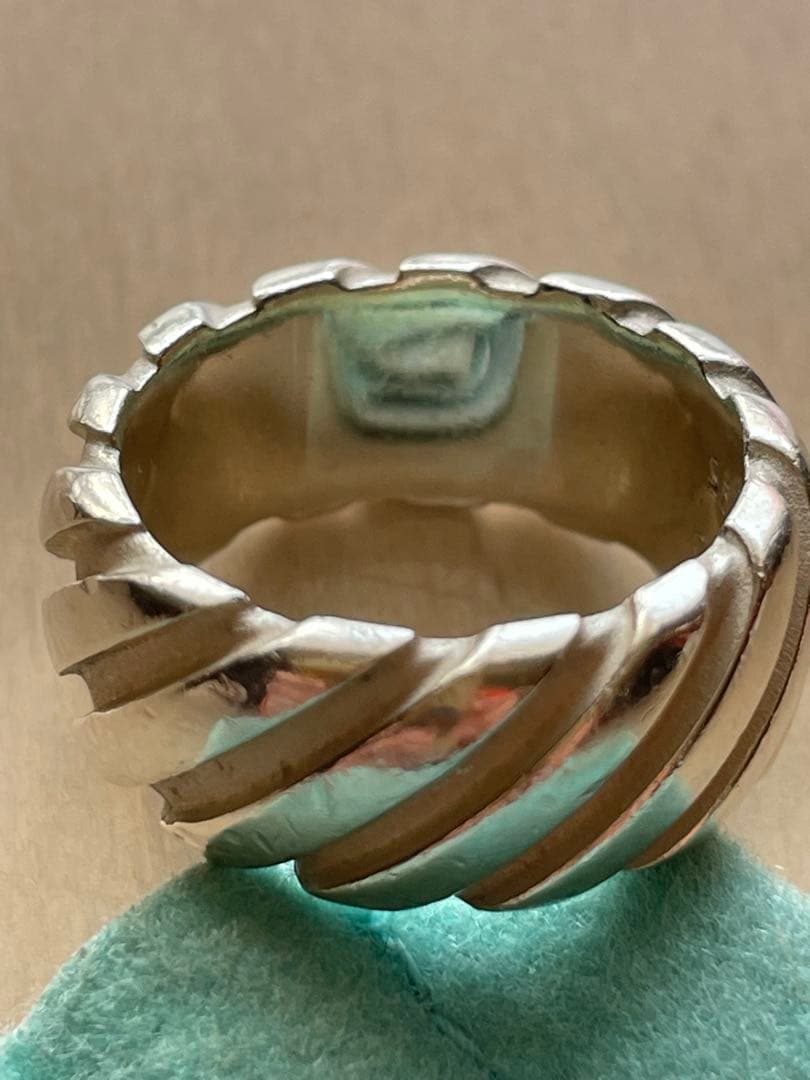 TIFFANY ツイスト リング スパイラル約10号 1995コレクション