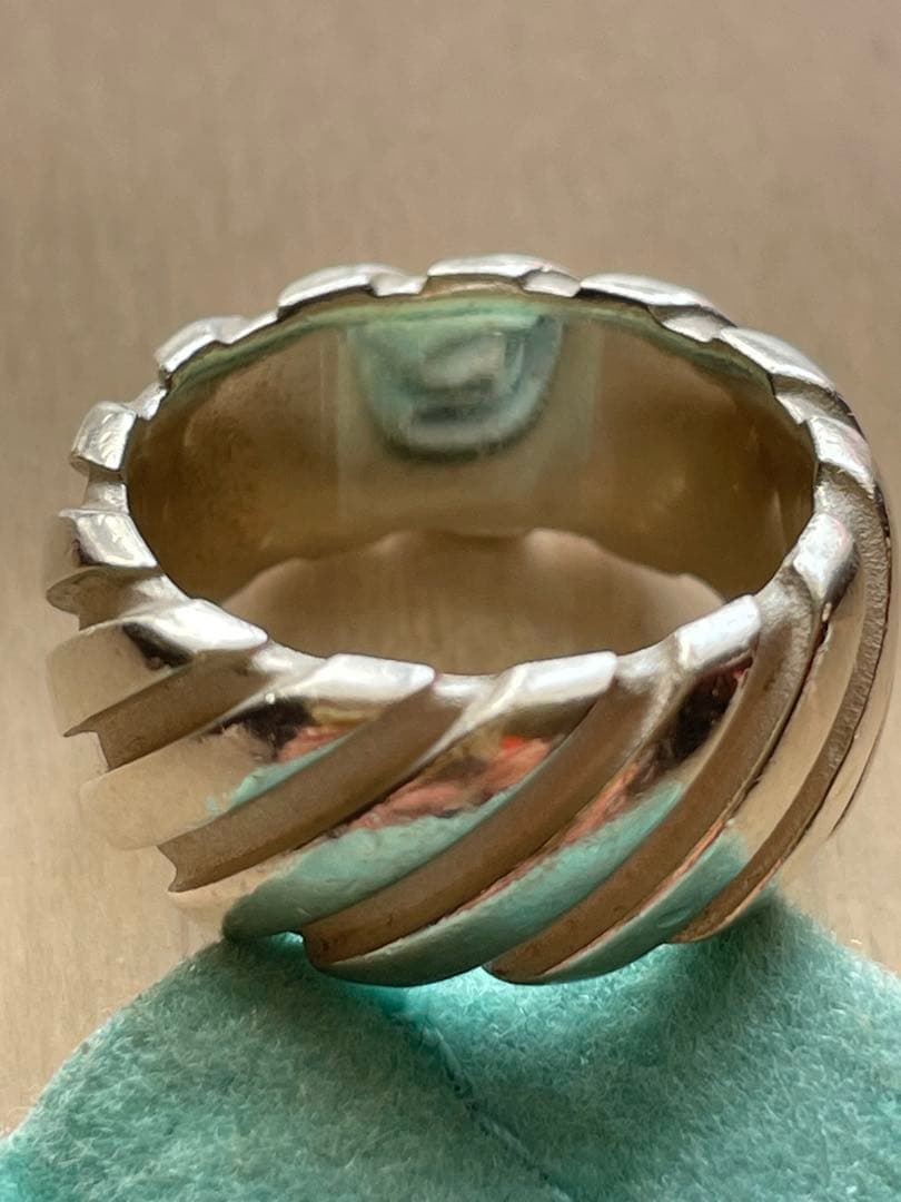 TIFFANY ツイスト リング スパイラル約10号 1995コレクション