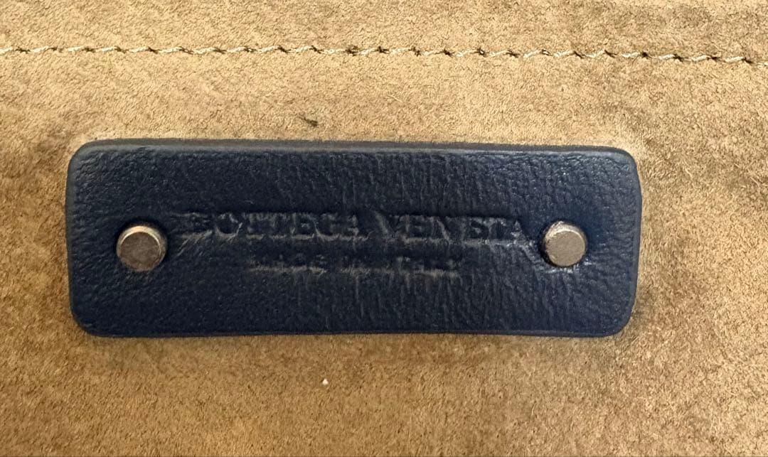 【美品】ボッテガヴェネタ BOTTEGA VENETA トートバッグ ネイビー