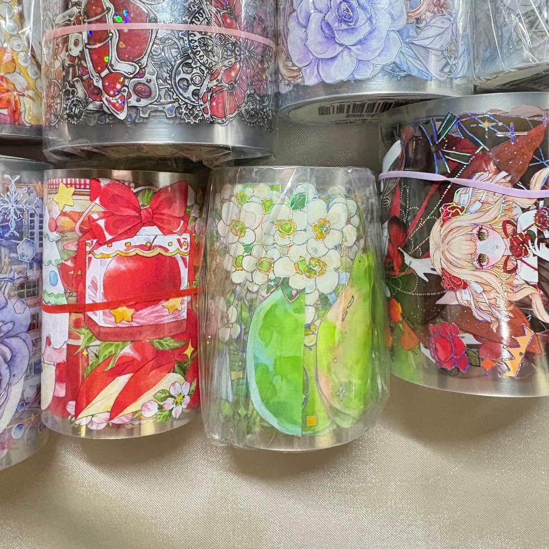海外マステ　まとめ売り③16個セット　おまけつき　　　新品未開封　中古あり