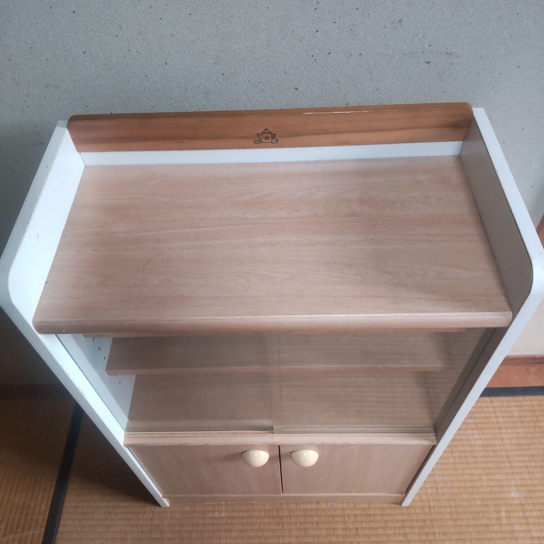 1人暮らし 食器棚 キッチンカウンター 収納 シェルフ 小型食器棚