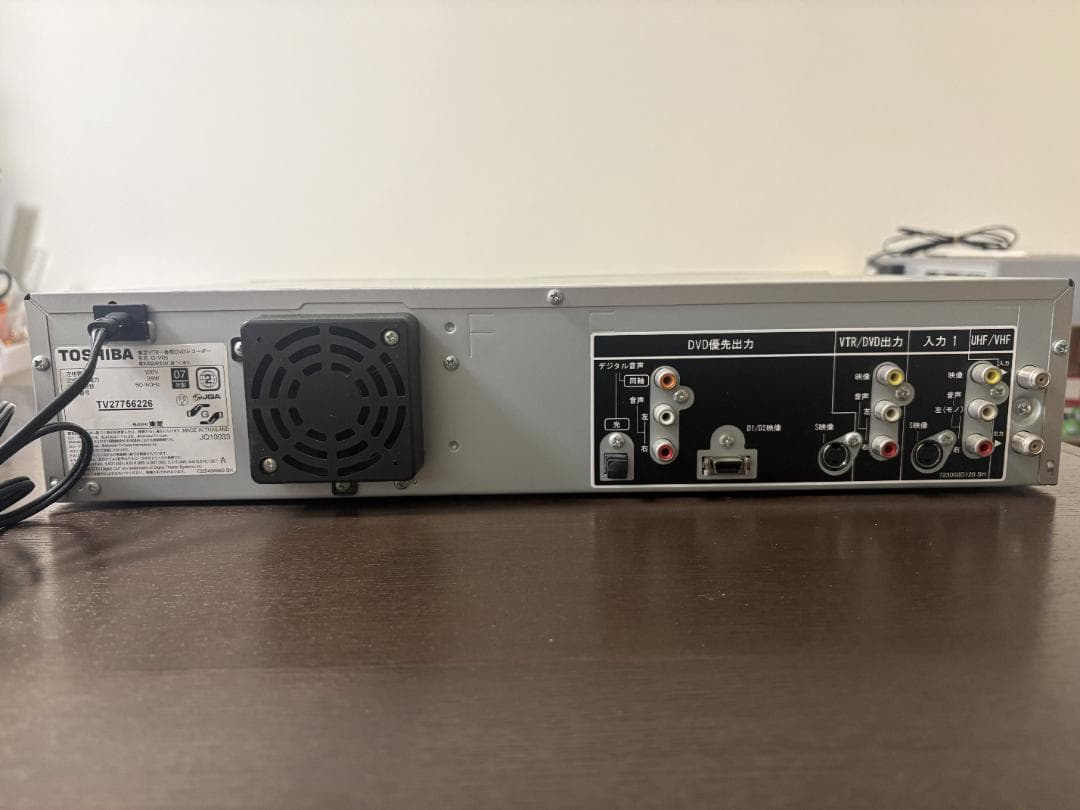 TOSHIBA D-VR5 DVD/VTR一体型録画機 VHS DVDレコーダ